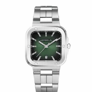 Montre herbelin acier vert